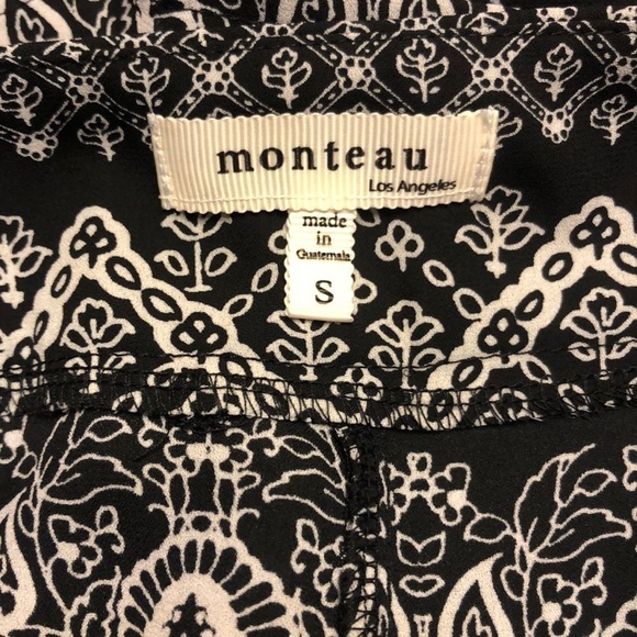 Monteau Shorts black and white - Picture 4 of 5